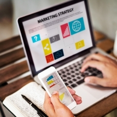 Company digital marketing solutions including SEO, social media, and content strategies
